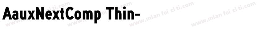 AauxNextComp Thin字体转换